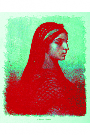 fine art giclee print koptic woman