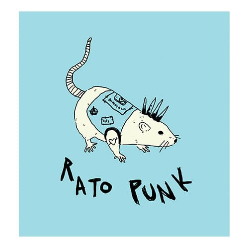 rat art print